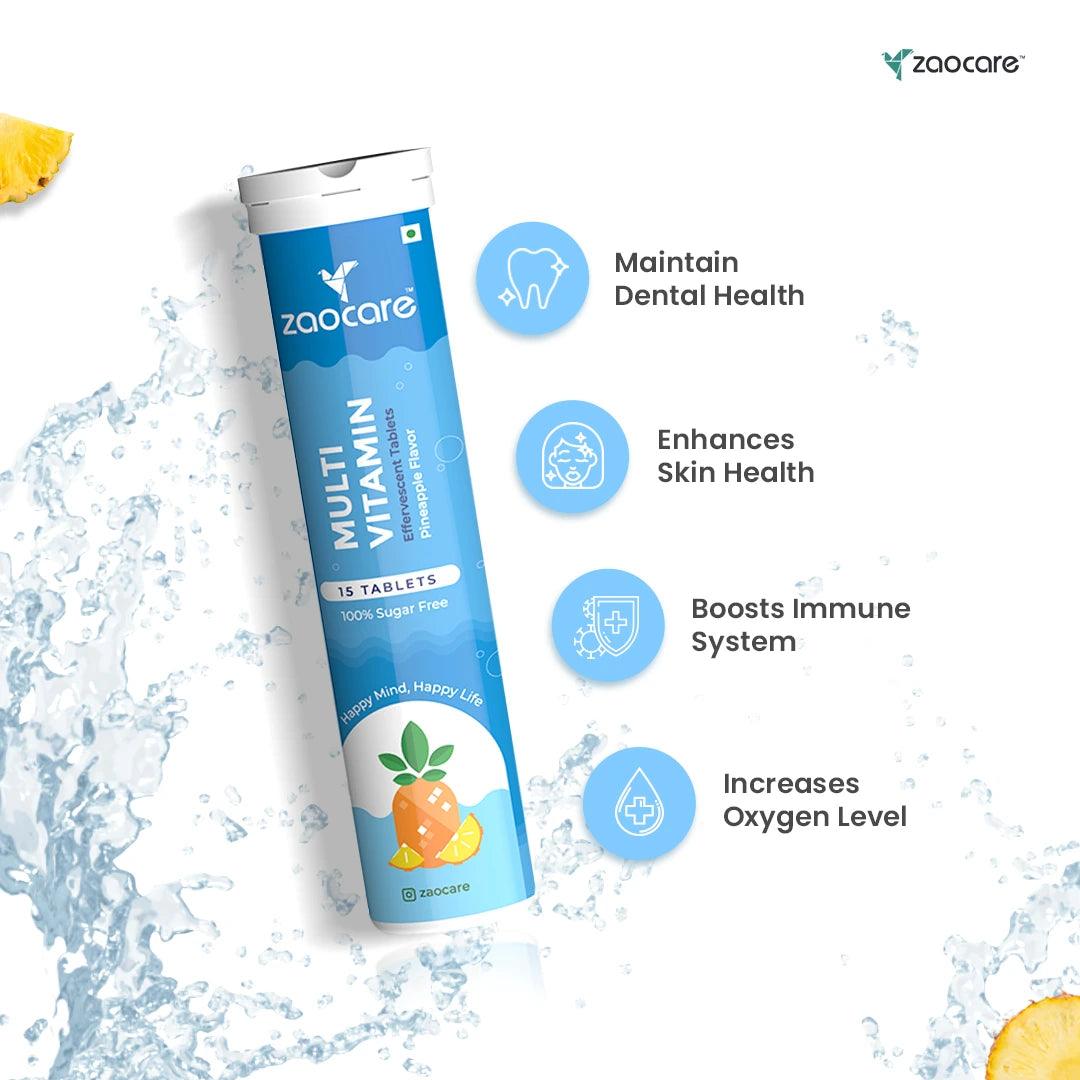 Zaocare Multivitamin Tablets increases oxygen level, boosts immunity