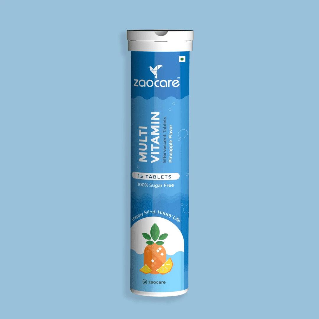 Zaocare Multivitamin Effervescent Tablets work for daily wellbeing