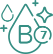Zaocare Biotin gummies for hair and skin contains Vitamin B7 (Biotin) which helps with increase hair volume, density and helps with skin hydration and boosts collagen production