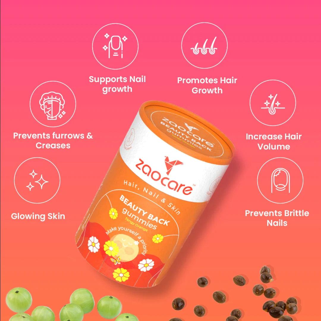 Zaocare Apple Cider + Gummies for hair & Skin Combo - Zaocare