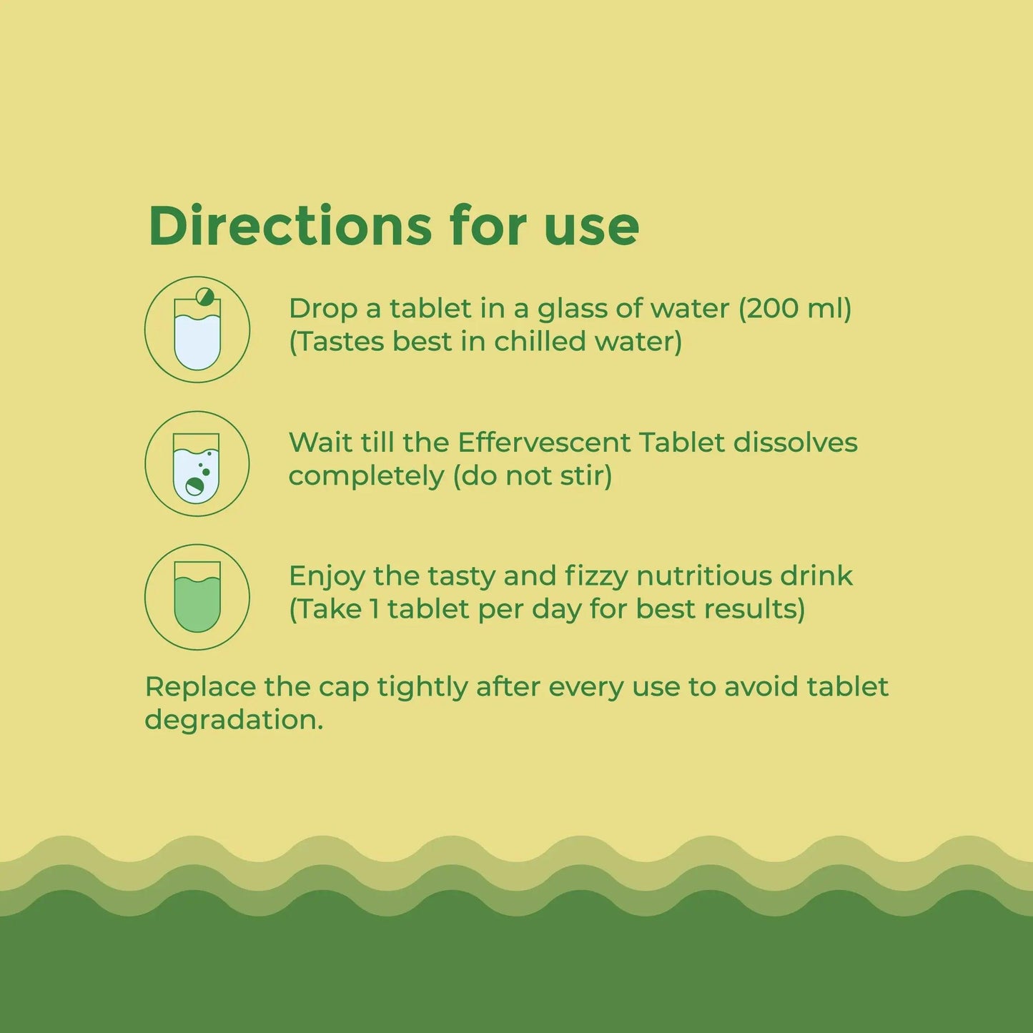 Zaocare Calcium & Vitamin D3 Tablet : direction of use